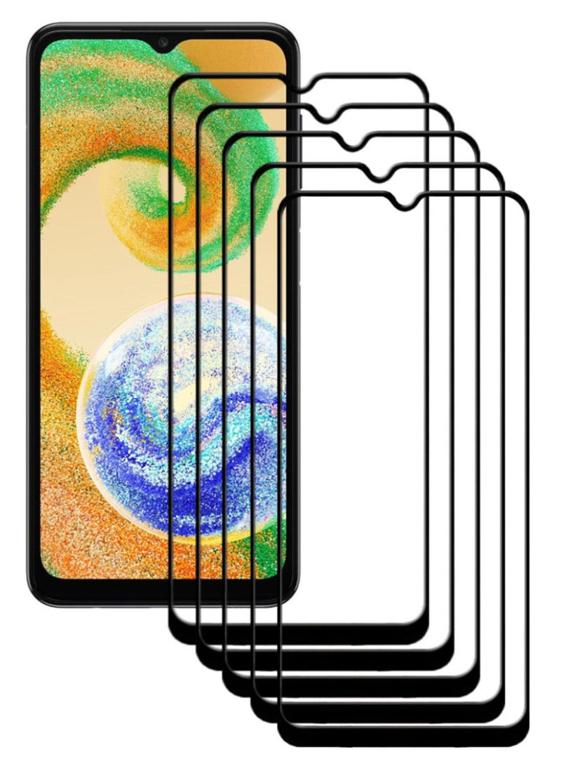 ACLIX 5 Pieces Antistatic ESD Dustproof Premium Quality High Definition Tempered Glass Screen Protector Designed For Samsung Galaxy A04s - Image 1