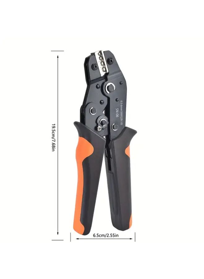 SN 06 Ratcheting Crimper Tool Kit With 240 Non Insulated Butt Connectors AWG20 10 - Image 3