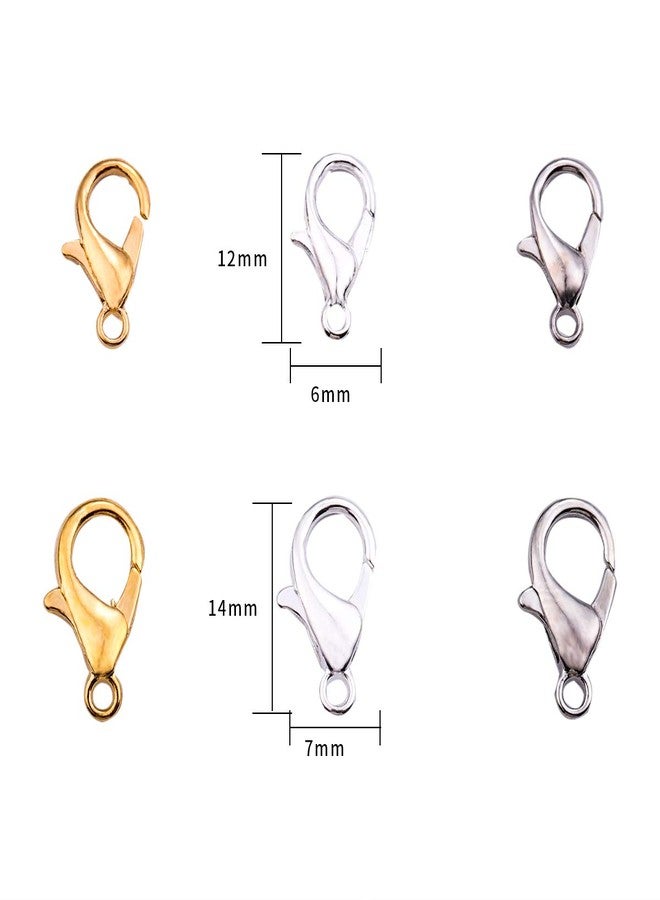 BEADIA Alloy Lobster Clasps 14x7mm Gold Plated Lobster Claw Clasps for DIY Jewelry Making 100pcs - Image 4