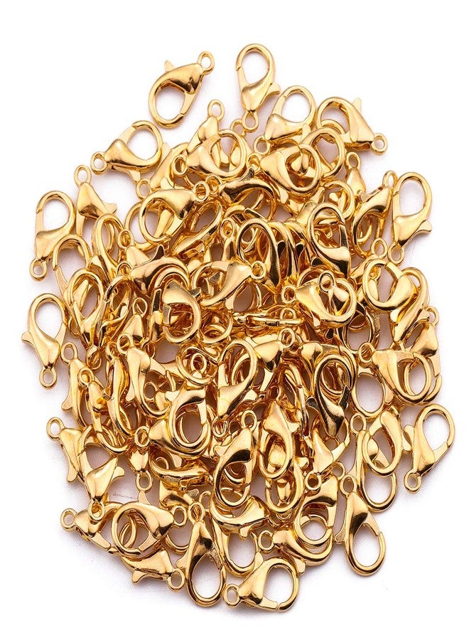 BEADIA Alloy Lobster Clasps 14x7mm Gold Plated Lobster Claw Clasps for DIY Jewelry Making 100pcs - Image 5