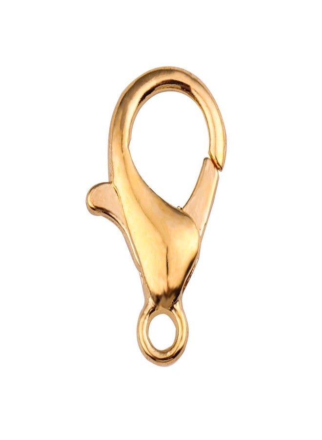 BEADIA Alloy Lobster Clasps 14x7mm Gold Plated Lobster Claw Clasps for DIY Jewelry Making 100pcs - Image 2