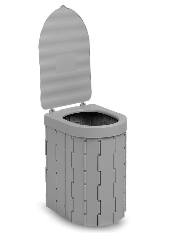 Ndola Portable Camping Toilet with Lid and Toilet Paper Holder, Porta Potty for Adults with Carry Bag for Camping, Hiking, Fishing, Long Trips, Beach - Image 1