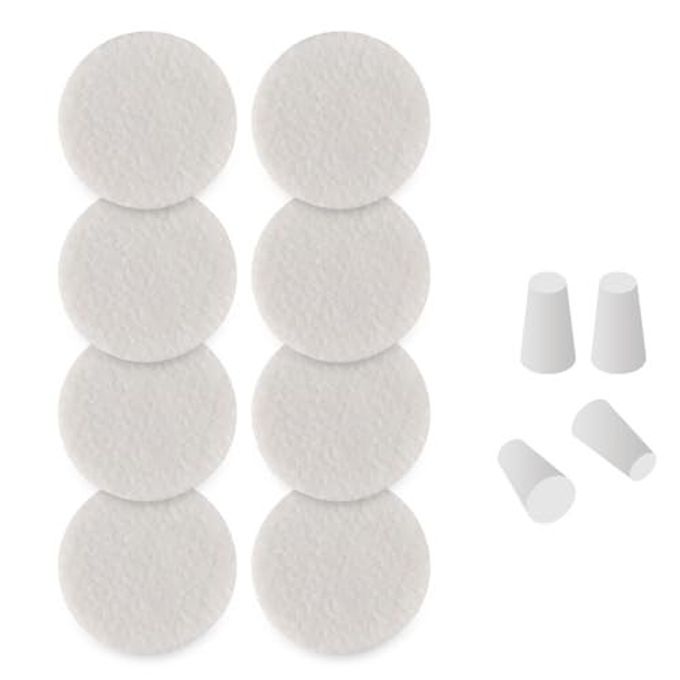 CAFEMASY Coffee Filters for Cold Brew Coffee Maker Replacement Pack of 8pcs Reusable Coffee Filter Disc Puck and 4pcs Stoppers Plungler Compatible with Toddy Cold Brew System - Image 1