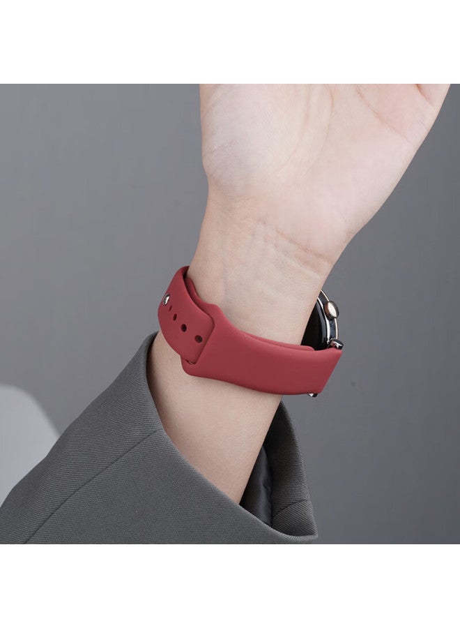 Watchbond Compatible With Huawei Gt6 Watch Strap, Suitable For Gt5/4/watch5 Women's Model, 41mm Reverse Buckle Silicone Strap, Smart Sports 18mm Women's Silicone Wristband, Summer Watch Band Accessory - Image 4