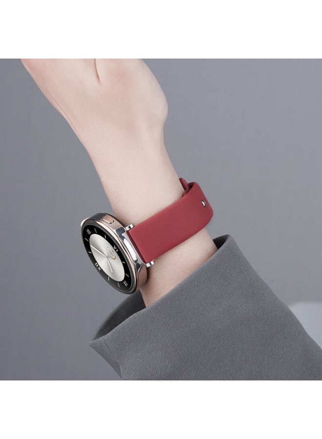 Watchbond Compatible With Huawei Gt6 Watch Strap, Suitable For Gt5/4/watch5 Women's Model, 41mm Reverse Buckle Silicone Strap, Smart Sports 18mm Women's Silicone Wristband, Summer Watch Band Accessory - Image 5