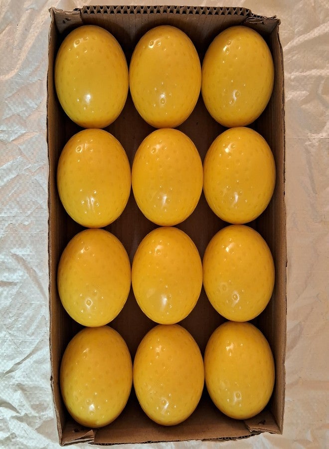 GDON Hockey Hollow Truf Match Practice Balls (Pack of 12 Color Yellow) - Image 5