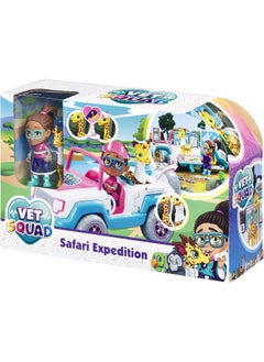 Goliath Vet Squad Yara & 4x4, Safari Expedition, 3 Inch Articulated Vet Figure with Vehicle, pet and Accessories  - Image 3