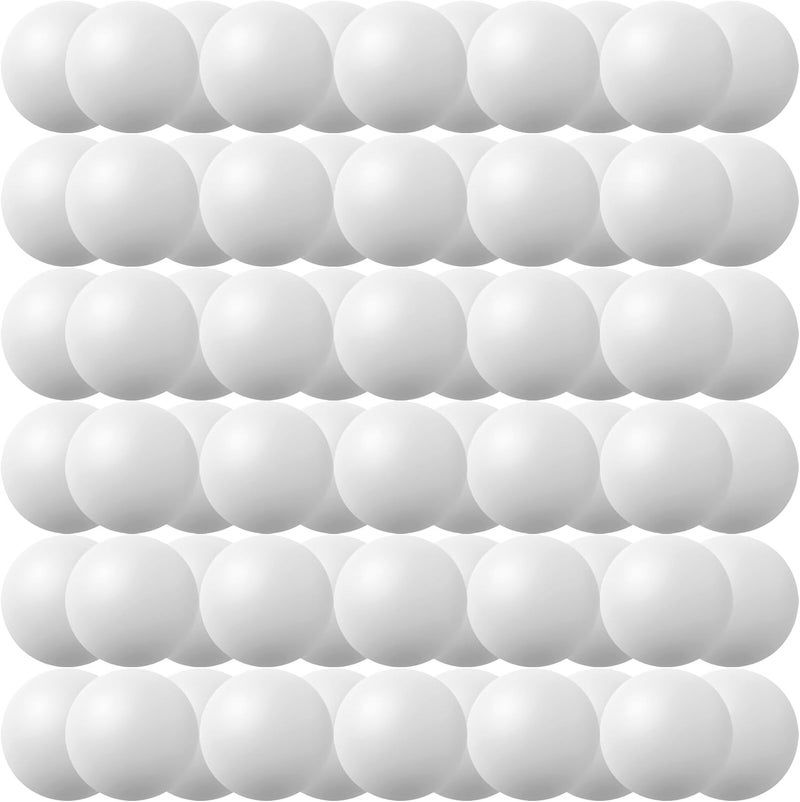 Jedulin 40MM Ping Pong Balls, 50 or 80 Pack Assorted Colored Plastic Balls for Beer Pong, Arts and Craft - Image 1