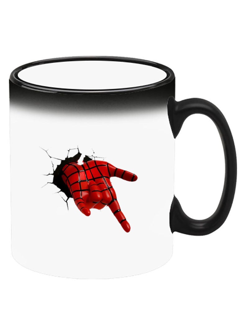 Theodor كوب سيراميك حساس للحرارة يتغير لونه، الصورة تظهر عند إضافة سائل ساخن! سبايدرمان يد-01 - Image 2