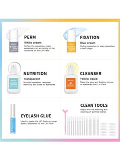 lakerain Eyelash Lifting Kit Long Lasting Styling Eyelash Lift and Perm Kit for Home and Professional Use Lash Lift and Curl Kit Lifting and Curling for Eyelashes Easy Use Lash Lifter Kit  - Image 3