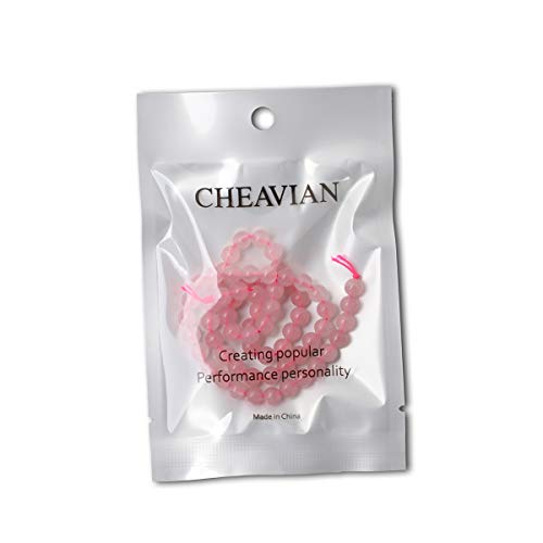 CHEAVIAN 60PCS 6mm Natural Rose Quartz Gemstone Round Loose Bead Pink Crystal for Jewelry Making 1 Strand 15" - Image 5