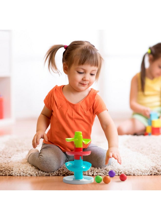 Lollipop - Lollipop Rainbow Ball Drop Tower: Baby Toys for Toddlers Includes 4 Balls - Stimulate Curiosity and Motor Skills with This Engaging Ball Drop Toys for Toddlers - Image 1