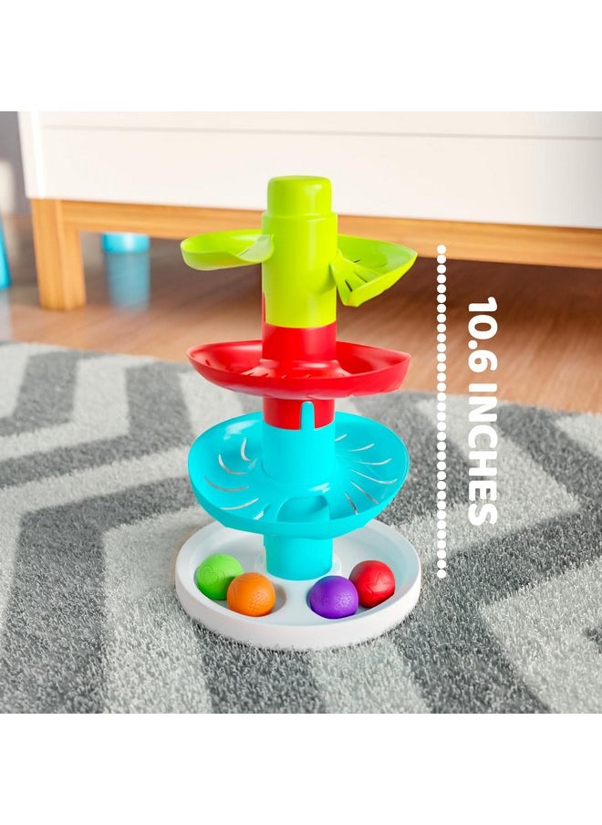 Lollipop - Lollipop Rainbow Ball Drop Tower: Baby Toys for Toddlers Includes 4 Balls - Stimulate Curiosity and Motor Skills with This Engaging Ball Drop Toys for Toddlers - Image 1