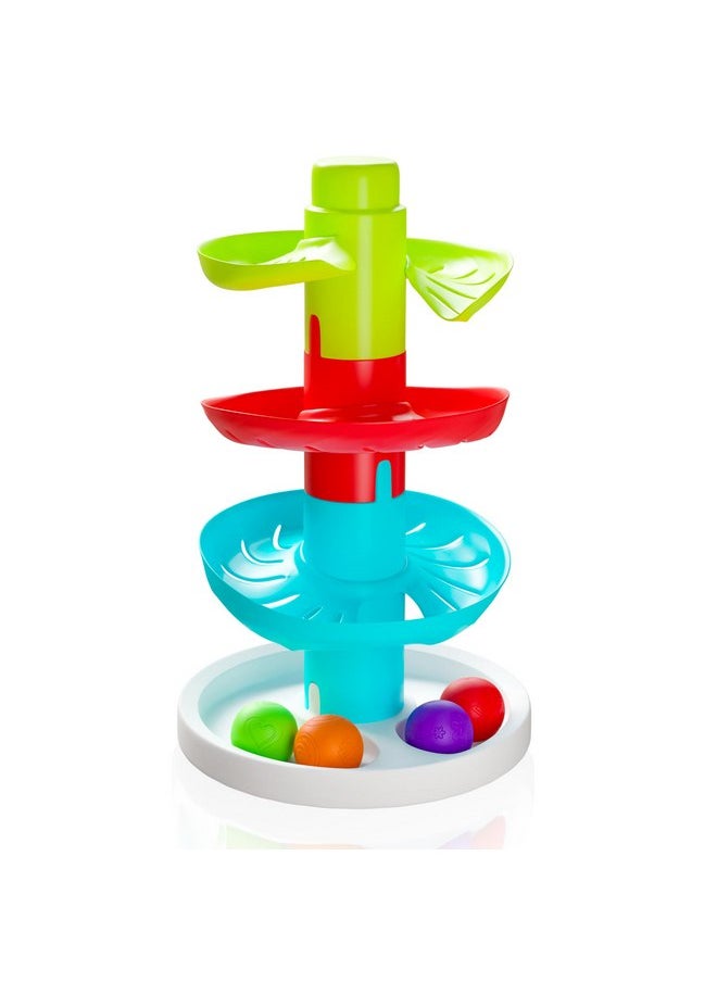 Lollipop - Lollipop Rainbow Ball Drop Tower: Baby Toys for Toddlers Includes 4 Balls - Stimulate Curiosity and Motor Skills with This Engaging Ball Drop Toys for Toddlers - Image 1