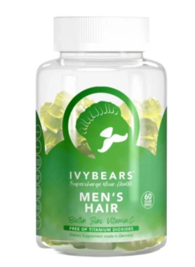 Ivy - IVYBEARS Men's Hair Gummies, 60 pieces - Image 1