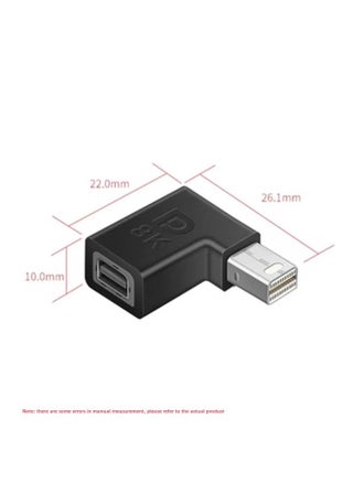 DP To DP Transfer Elbow Audio And Video Grasp Head Series DP To MINIDP Straight Head 8 HD Expansion DP1.4-Number Of Interfaces:MDP Female [to MDP Male Bend]] - pzsku/ZB1D47D2AC52B7C054DE1Z/45/_/1742368169/85477db6-0d53-4fec-9015-5a489e1f12be