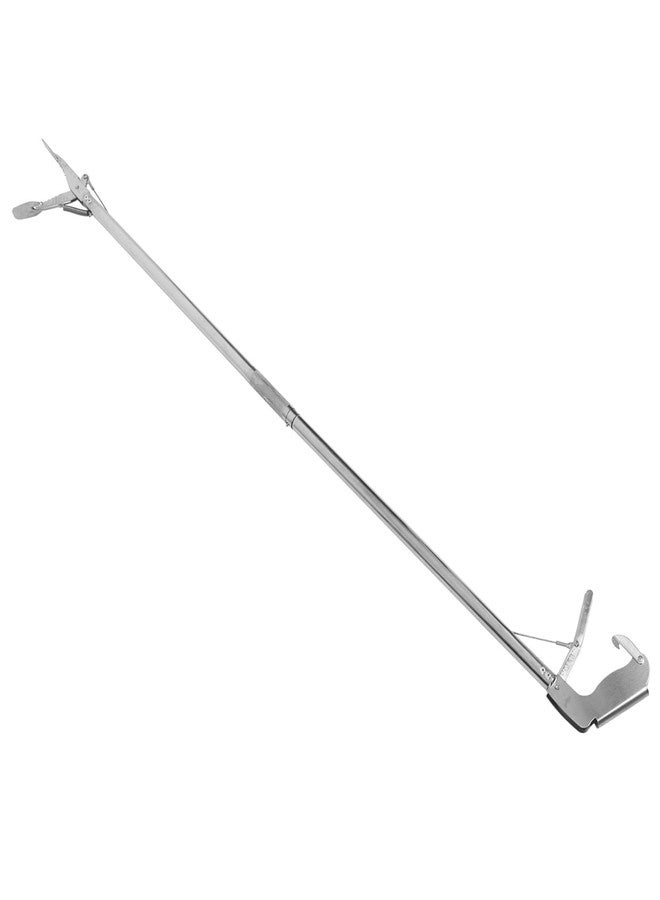 Healeved Foldable Grabber Tool 46.45 Inch Long Hand Reacher Picker for Elderly Disabled with Durable Clamp for Easy Item Pickup and Trash Collection - Image 1