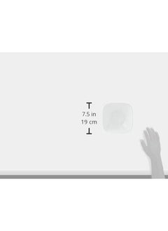 Corelle Corelle Vitrelle 1-Qt Serving Bowl, Large Serving Bowl, Triple Layer Glass, Crack and Chip Resistant, Square Serving Trays, 7.75"W x 2.25"H (Pack of 2) - 2 White Bowls  - Image 4