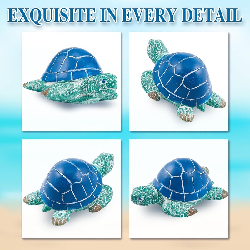 SRCVYLT 2Pcs Turtle Toilet Bolt Covers Decorative,Sea Turtle Bathroom Accessories Decor,Toilet Bolt Caps Decorative for Coastal Home Beach House, Easy to Install - Image 4