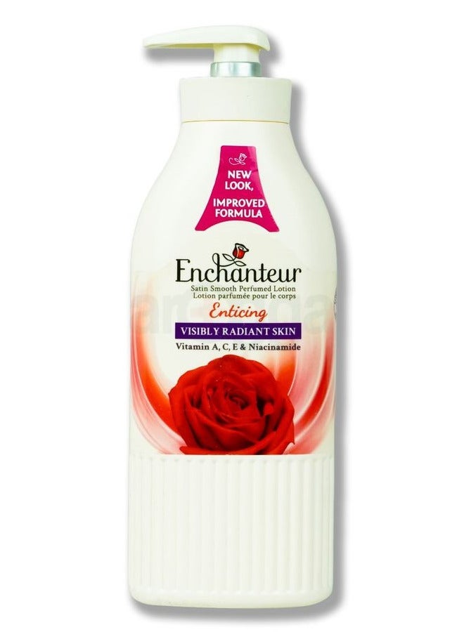 Enchanteur Satin Smooth Perfumed Lotion Enticing - 500ml - Image 1