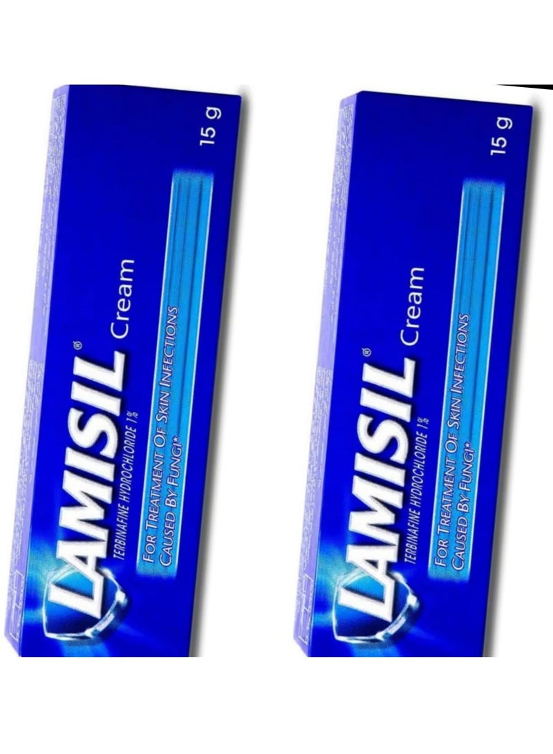 Lamisil 1% Cream 15 gm of 2 packs - Image 1