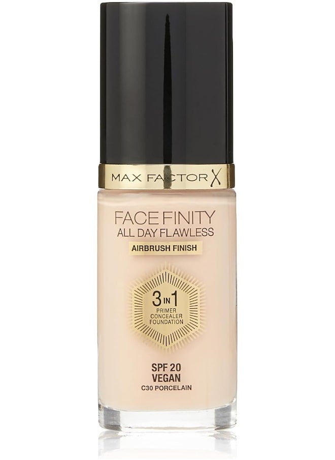 Max Factor Facefinity All Day Flawless 3-In-1 Foundation-Porcelain  - Image 5