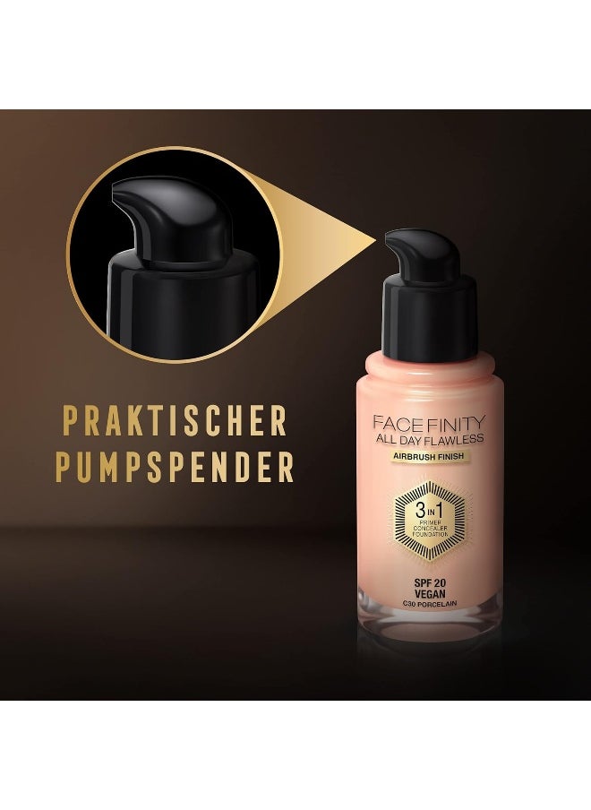 Max Factor Facefinity All Day Flawless 3-In-1 Foundation-Porcelain  - Image 4