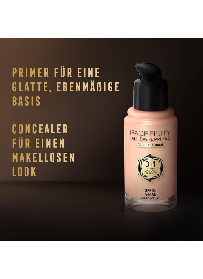 Max Factor Facefinity All Day Flawless 3-In-1 Foundation-Porcelain  - Image 3