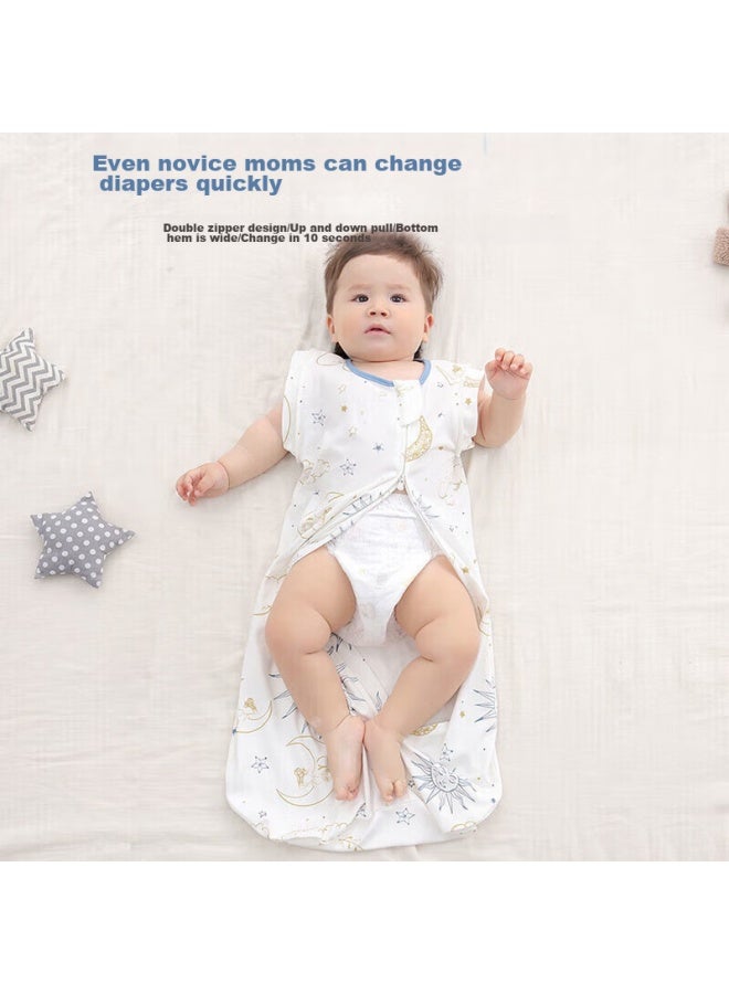 9i9 Baby Sleeping Bag, Pure Cotton, Anti-startle Swaddle, Wrap Blanket, Surrender-style, Newborn Swaddle, Anti-kick Blanket, 2 Sets Of Sleeves, A116m - Image 3