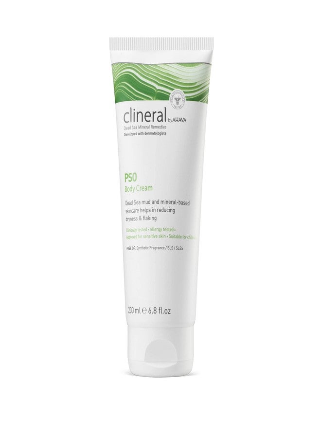AHAVA كريم الجسم AHAVA Clineral Pso - كريم غني للغاية لتقليل تهيج جلد المفاصل، يخفف الجفاف، يرطب وينعم، غني بأوسموتير الحصري، وطين البحر الميت وزيت الهيبوفاي، 6.8 أونصة سائلة - Image 1