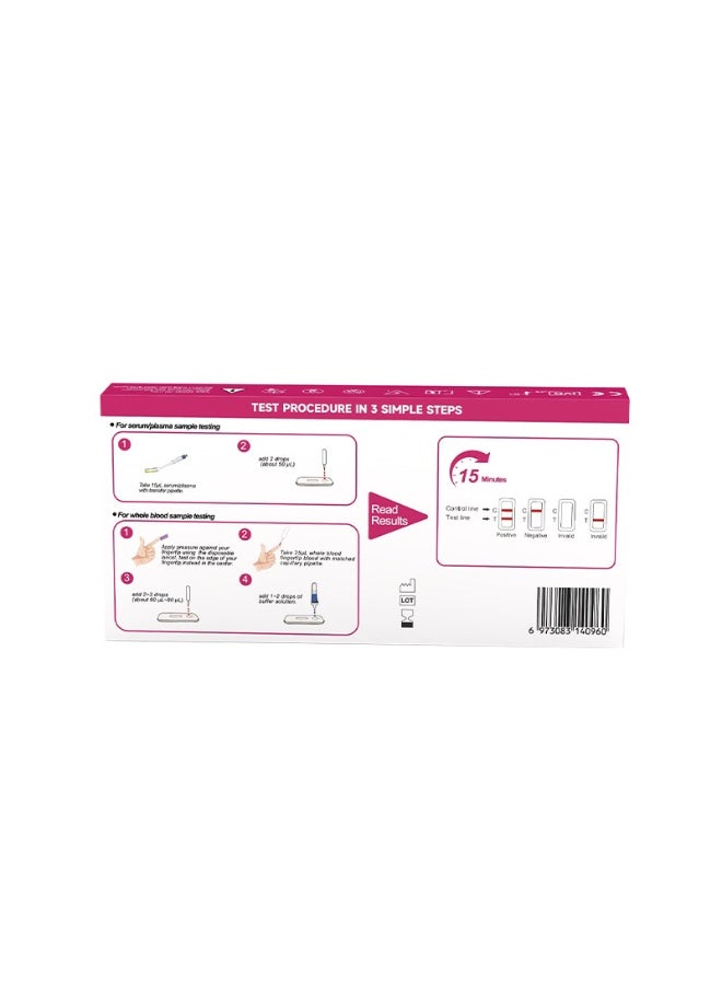 Dvot Dvot HIV 1/2 Rapid Antibody Home Test Kit – Accurate and Affordable At-Home HIV Testing with Fast Results  - Image 2