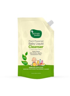 Mother Sparsh Natural Baby Liquid Cleanser (Powered By Plants) Cleanser For Baby Bottles Nipples Accessories And Toys Refill Pack (500Ml)  - Image 2