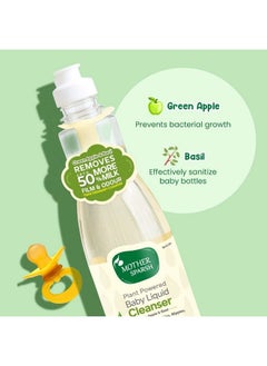 Mother Sparsh Natural Baby Liquid Cleanser (Powered By Plants) Cleanser For Baby Bottles Nipples Accessories And Toys Refill Pack (500Ml)  - Image 4