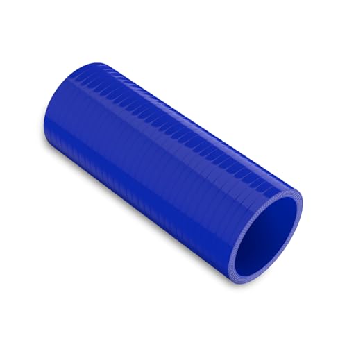 Endure 2 ID Straight Silicone Coupler Hose 51mm High Temp 4Ply Reinforced Length152mm Thickness5mm Intake Piping Couplers for High Performance Vehicles Automotive Silicone Hose Blue - Image 1