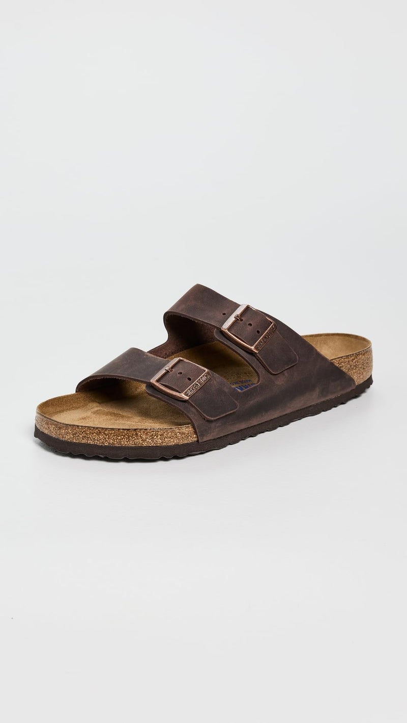 Birkenstock Unisex Arizona Soft Footbed Habana Oiled Leather Soft Footbed Sandals - 40 M EU/9-9.5 B(M) US Women/7-7.5 B(M) US Men - Image 4