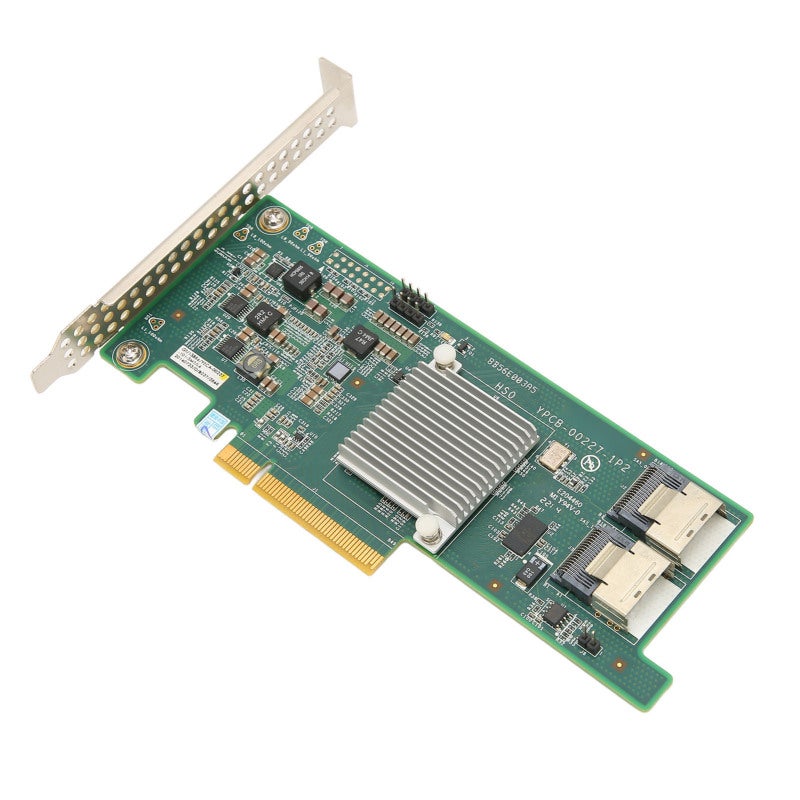 بطاقة مصفوفة PCI E X8 مزودة بمنفذي SAS Mini بعرض نطاق SATA3 - دعم أقراص حتى 16 تيرابايت، بطاقة مصفوفة للخوادم مخصصة لقواعد البيانات - Image 3