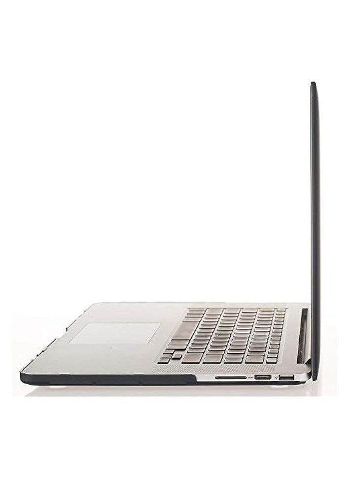 موسيسو متوافق مع حافظة MacBook Pro مقاس 13 بوصة 2015 2014 2013 نهاية 2012 الإصدار الأقدم (الطرازات: A1502 وA1425) مع شاشة Retina، غطاء حماية من البلاستيك الصلب، أسود - Image 4