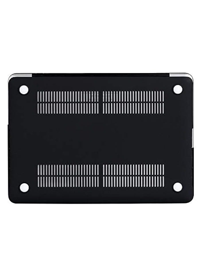 موسيسو متوافق مع حافظة MacBook Pro مقاس 13 بوصة 2015 2014 2013 نهاية 2012 الإصدار الأقدم (الطرازات: A1502 وA1425) مع شاشة Retina، غطاء حماية من البلاستيك الصلب، أسود - Image 5