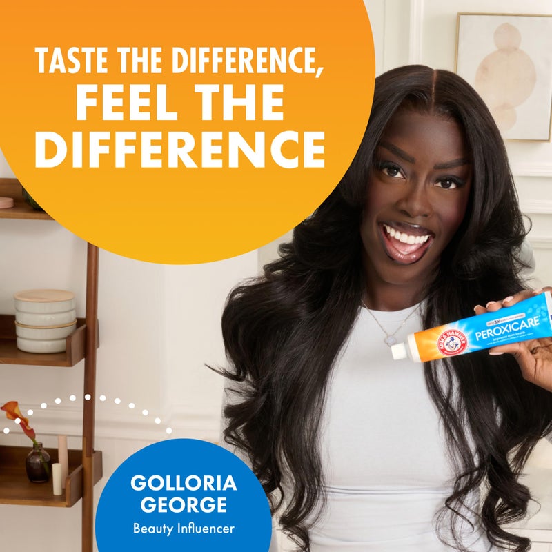 ARM & Hammer Peroxicare Toothpaste for Gum Health, Baking Soda Toothpaste, Clean Mint, 6.0 oz (Pack of 4 - Image 2