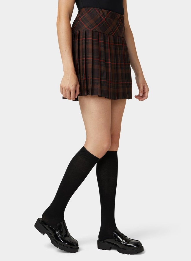 HUE جوارب نسائية من Hue، محبوكة مسطحة، تصل إلى الركبة، لون أسود جديد، مقاس أمريكي واحد، عبوة من 3 جوارب - Image 5