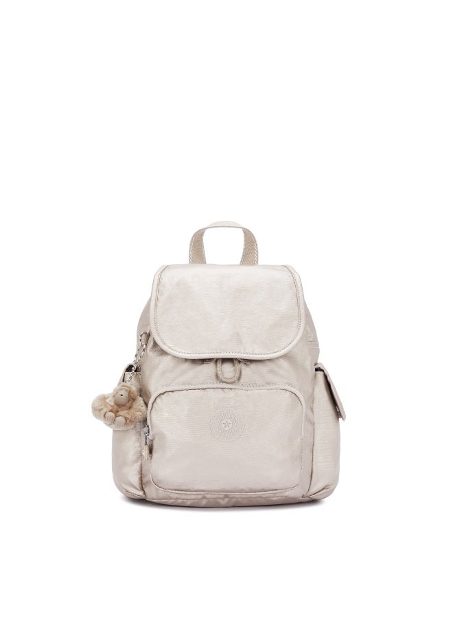kipling City Pack Mini Backpack Mettalic Glow - Image 1
