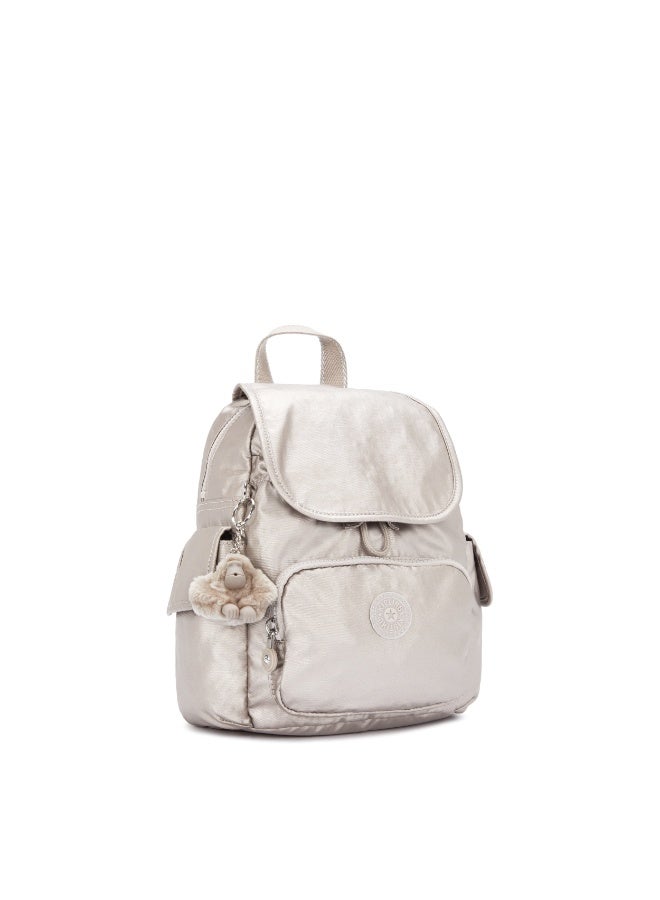kipling City Pack Mini Backpack Mettalic Glow - Image 4