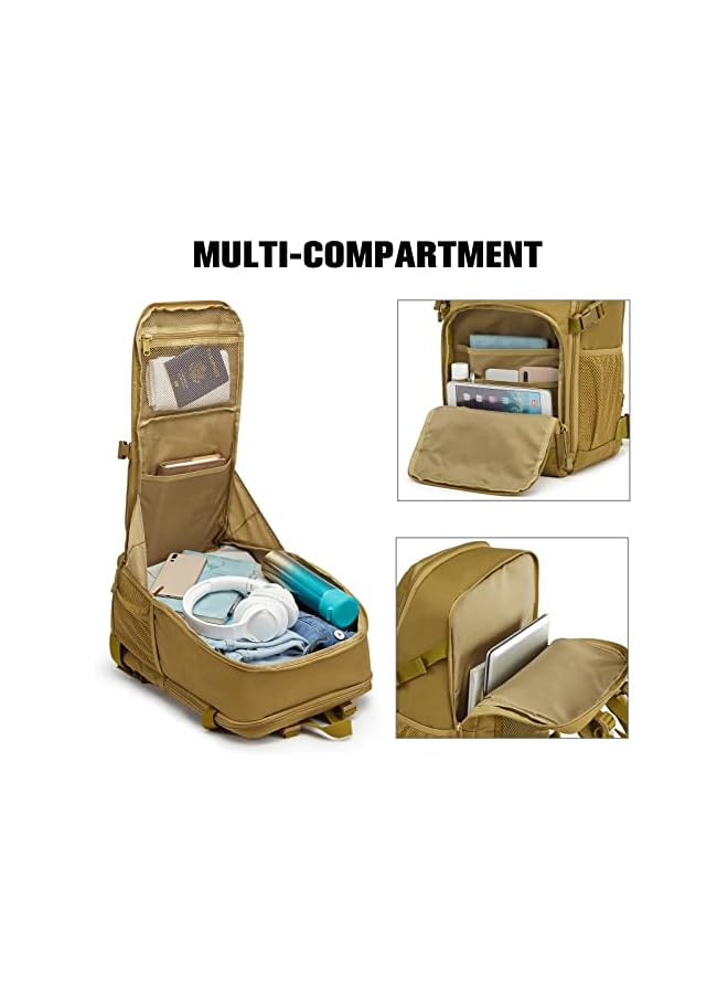 G4Free 35L Military Tactical Internal Frame Hiking Backpack Daypack Bug Out Bag Rucksack Water-Resistant Nylon For Fishing Trekking Traveling - Image 2