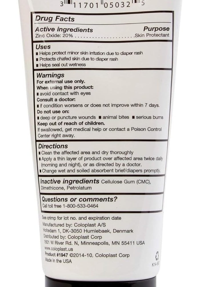 Coloplast Critic-Aid Thick Moisture Barrier Skin Paste - 6 Ounce Tube - Image 2