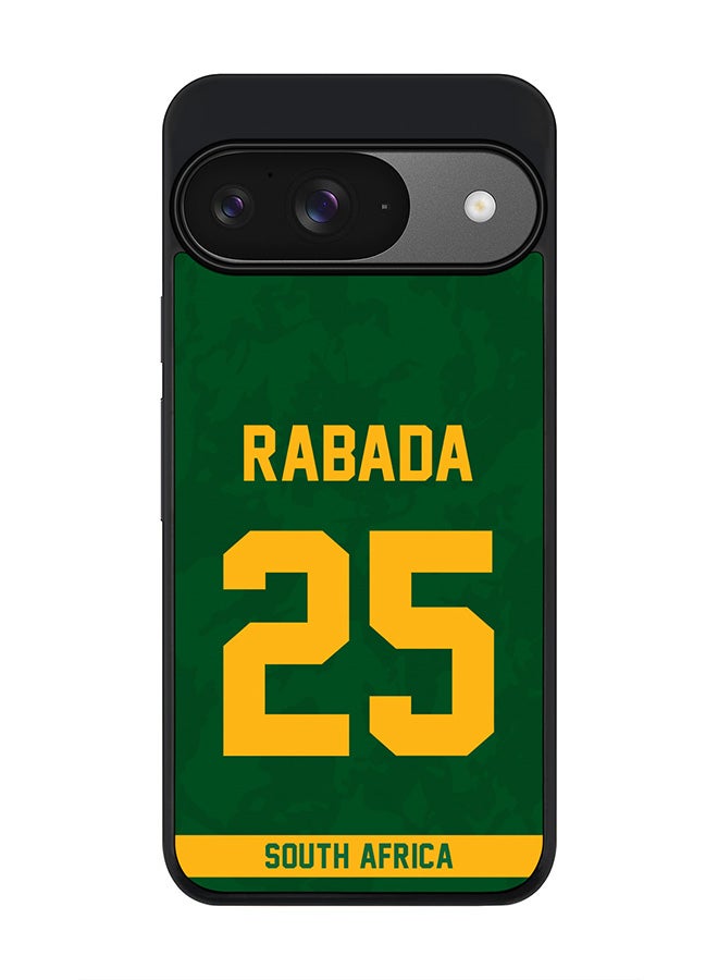 Stylizedd For Google Pixel 9 Case,Slim fit Camera Protection, Shockproof Thin Phone cover - South Africa Kagiso Rabada, Jersey No 25 - Image 1