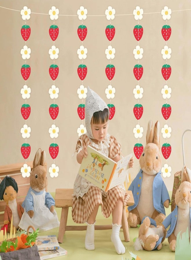 blissfulmilo Strawberry Party Decorations, Strawberry Garland Hanging Fruit Banners, Berry First Birthday Decorations for First Birthday, Baby Shower, Wedding, Picnic, Classroom, Christmas & Home - Image 5