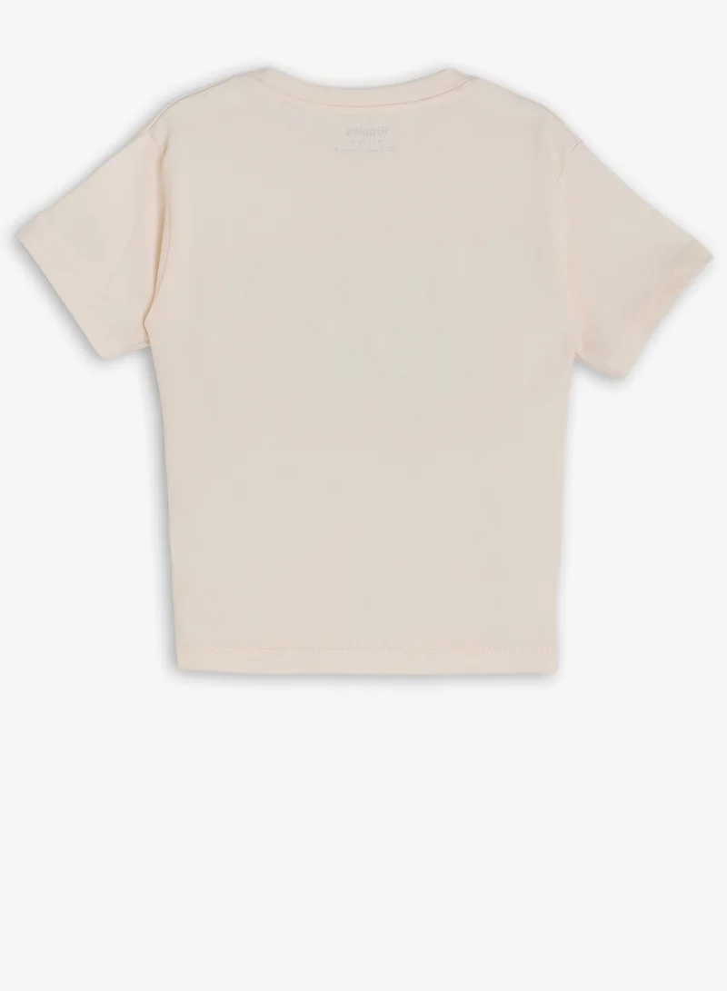 ريبلز مع نمشي Girls Drop Shoulder T-shirt