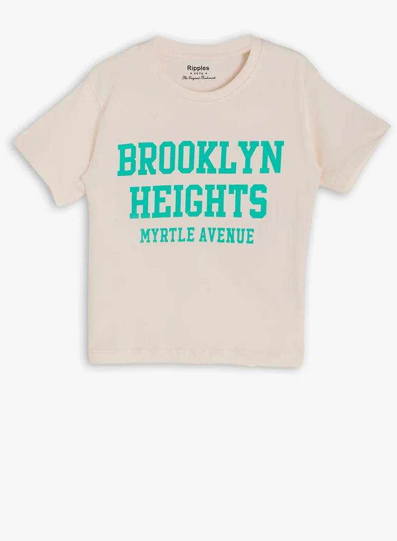 ريبلز مع نمشي Girls Drop Shoulder T-shirt