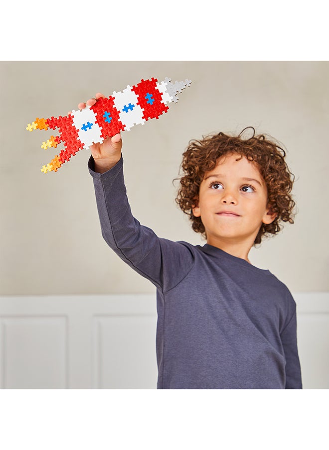 Plus-Plus - Open Play Set - 600 Piece - Basic Color Mix, Construction Building Stem Toy, Interlocking Mini Puzzle Blocks For Kids - Image 1