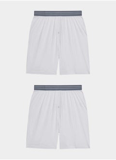 Pack of 2 - Knitted Boxer With Elasticated Waistband